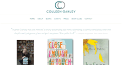 Desktop Screenshot of colleenoakley.com