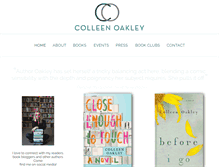 Tablet Screenshot of colleenoakley.com